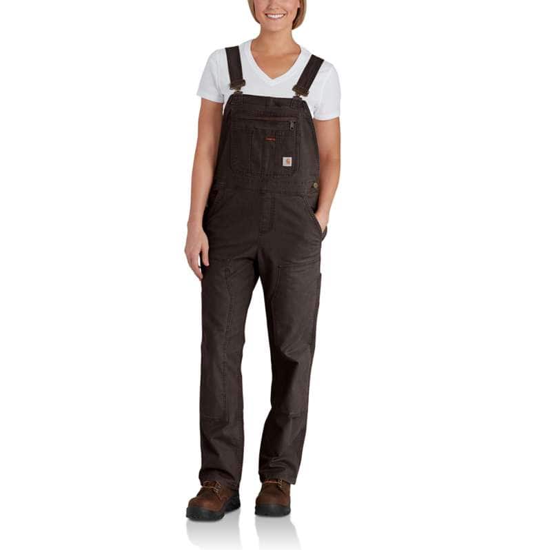Loose Fit Canvas Bib Dungarees