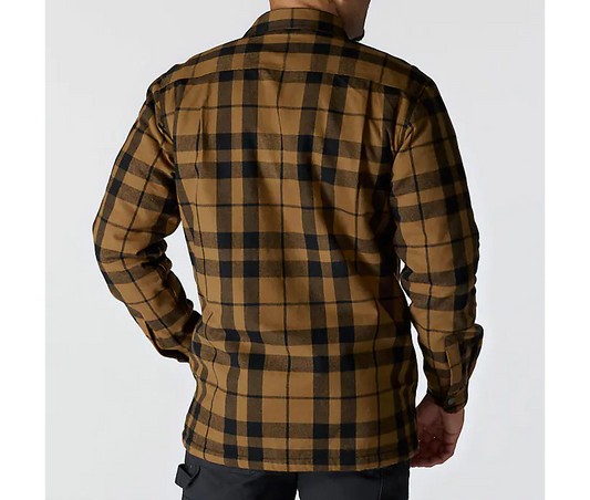 Relaxed Fit Flannel Sherpa-Lined Shirt Jac