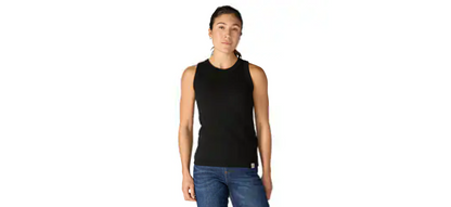 Fiber Series Fitted Ribbed Tank