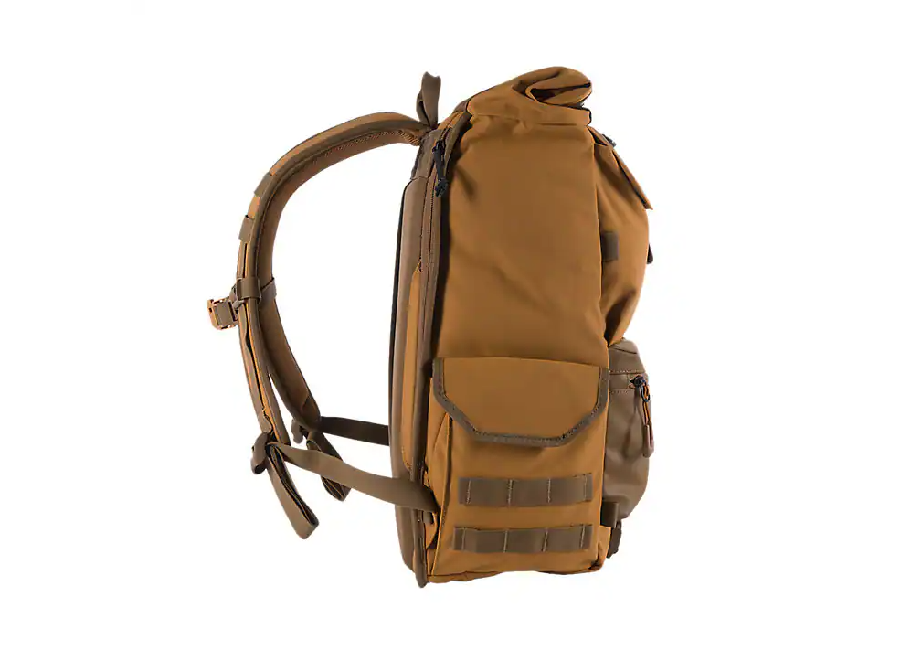 40L Nylon Roll-Top Backpack