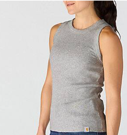 Fiber Series Fitted Ribbed Tank