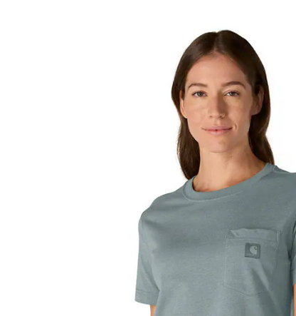 Meet the everyday tee you’ll reach for without thinking. This relaxed-fit, midweight tee keeps things simple with a rib-knit crew neck, a practical chest pocket, and a flat-bottom hem that layers easily no matter where the day takes you.