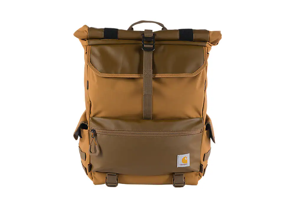 40L Nylon Roll-Top Backpack